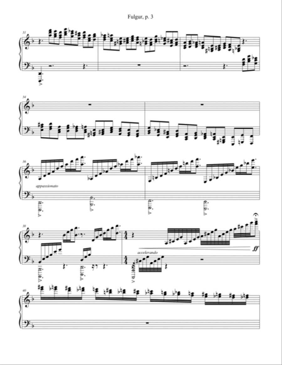 Fulgur Piano Solo scores gallery preview page 3