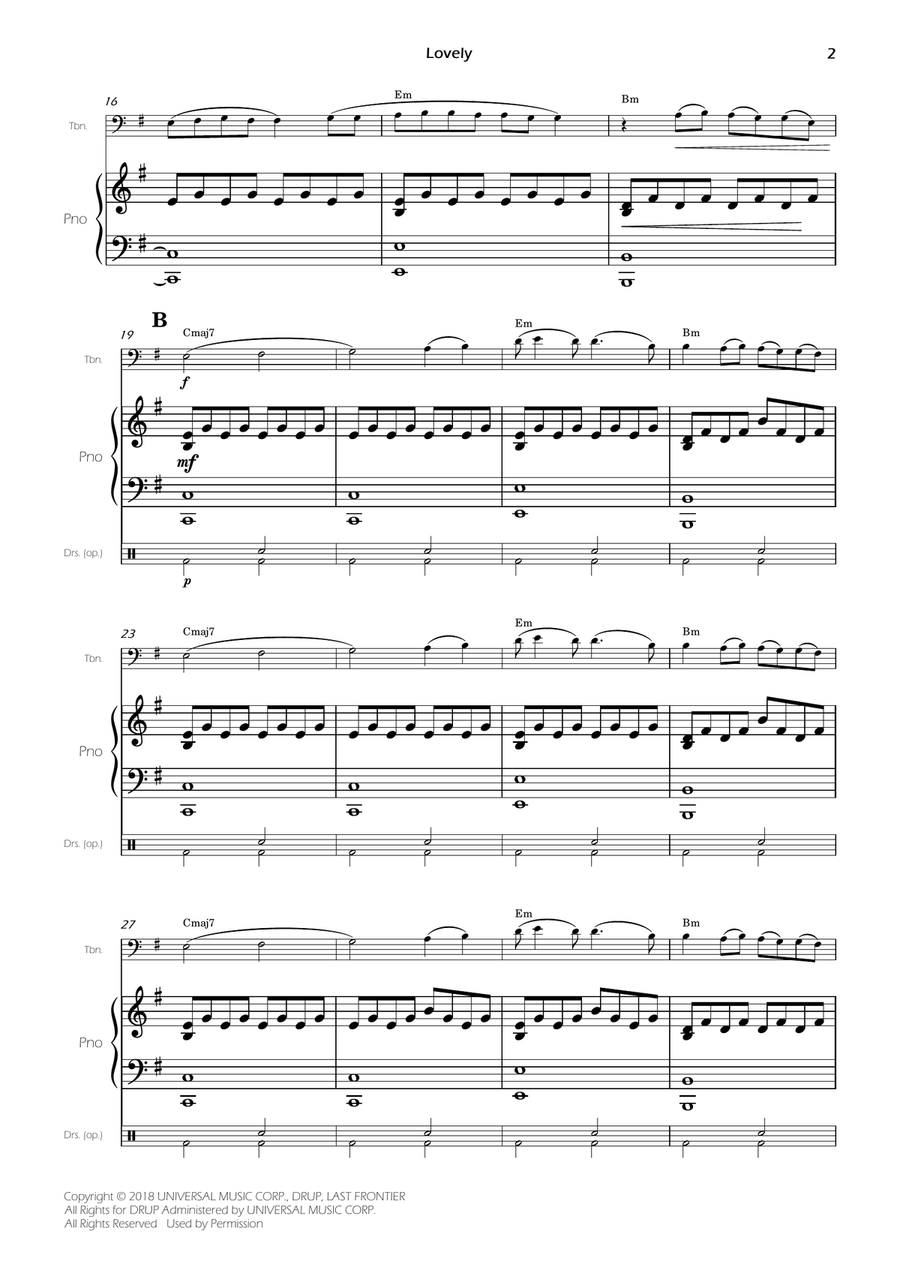 Lovely Piano scores gallery preview page 4