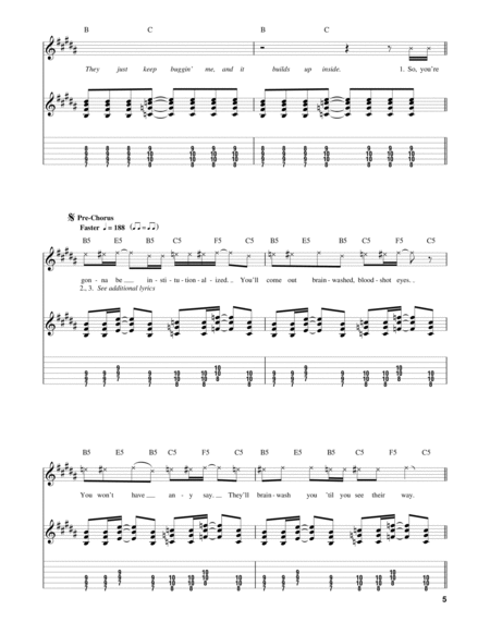 Pieces Tab by Sum 41 (Guitar Pro) - Full Score