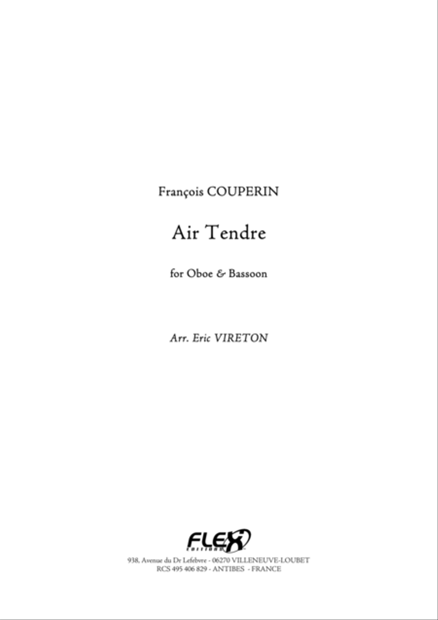Air Tendre Bassoon scores gallery preview page 1