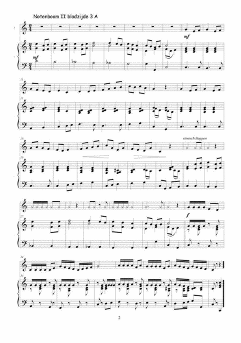 De Notenboom 3 - Pianobegeleidingen