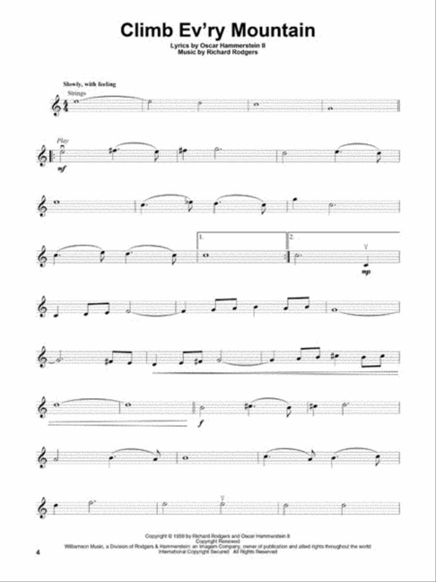 The Sound of Music Violin Solo scores gallery preview page 4