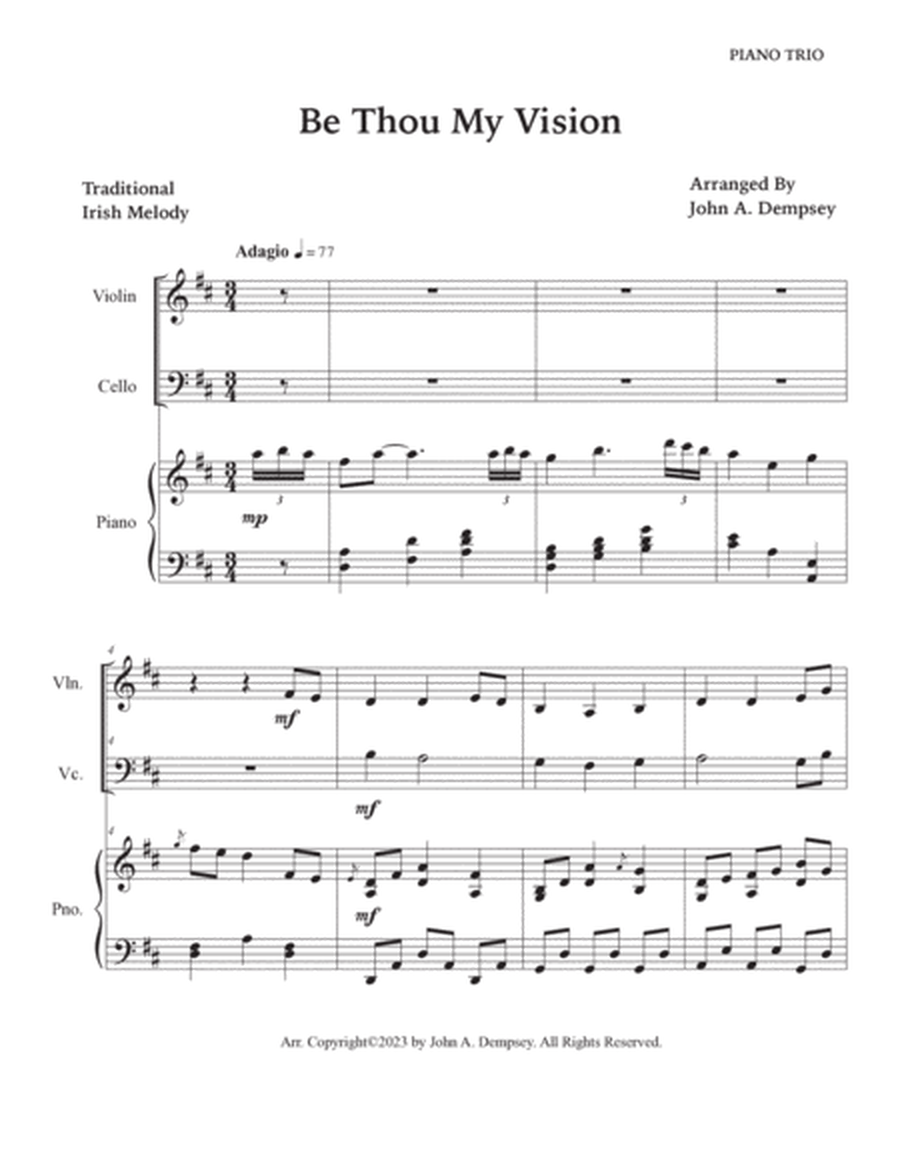 Be Thou My Vision (Piano Trio): Violin, Cello and Piano image number null