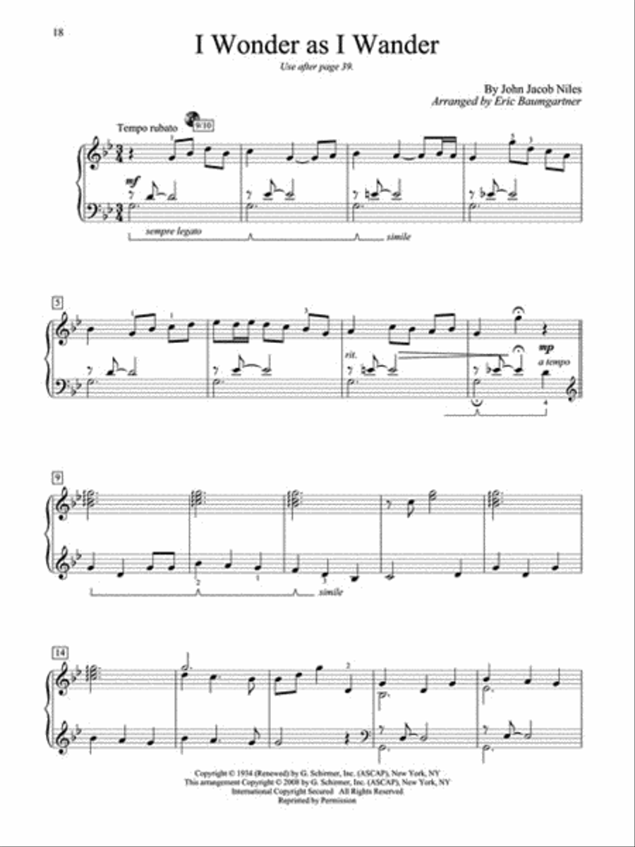 Christmas Piano Solos – Fourth Grade (Book Only) Piano Solo scores gallery preview page 5