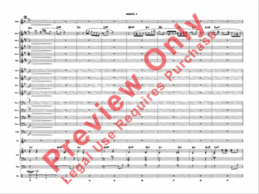 Christmas Time Is Here Jazz Ensemble scores gallery preview page 9