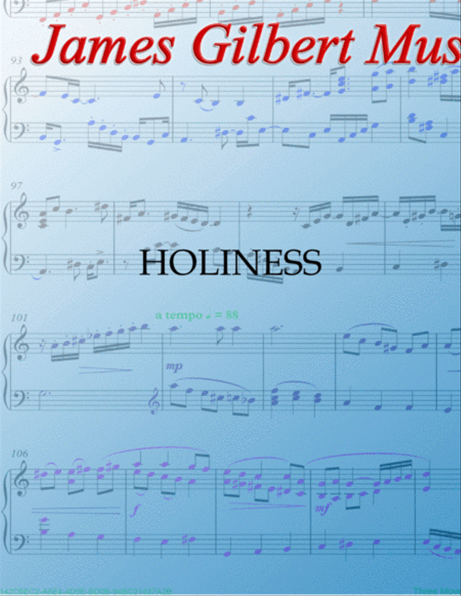 HOLINESS (Take Time To Be Holy) Small Ensemble scores gallery preview page 5