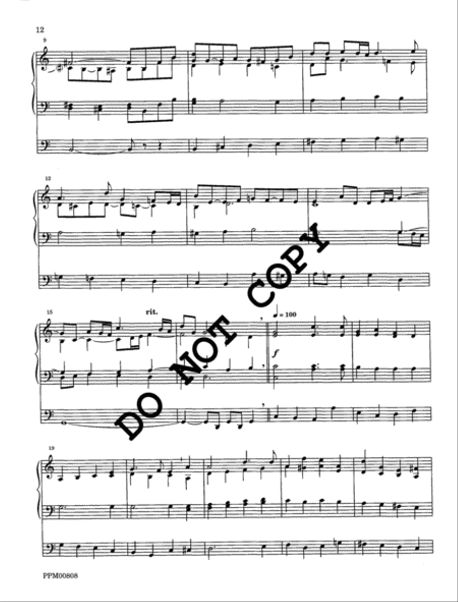 I Sing the Almighty Power of God: Organ Voluntaries on the Hymn Tunes of Ralph Vaughan Williams Volume I Organ scores gallery preview page 13