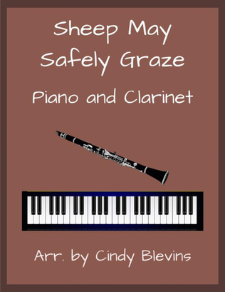 Book cover for Sheep May Safely Graze, for Piano and Clarinet