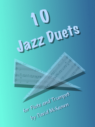 Book cover for 10 Jazz Duets for Flute and Trumpet