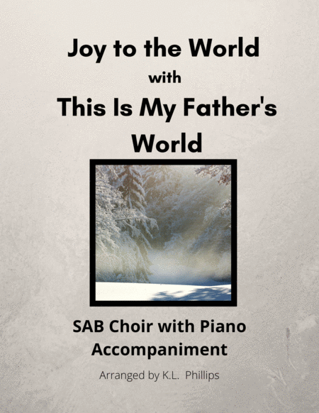 Joy to the World with This is My Father's World - SAB Choir with Piano Accompaniment image number null