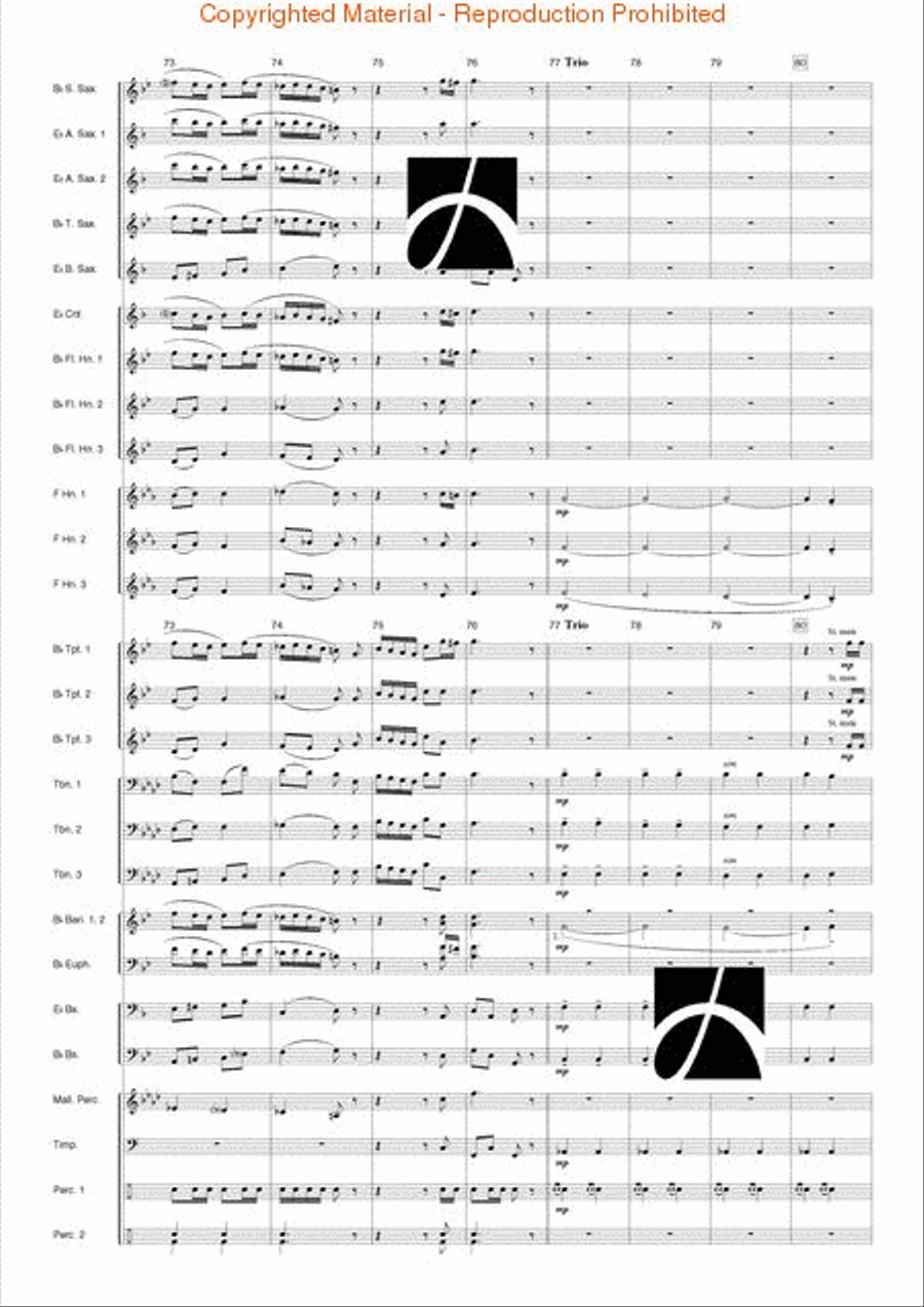 Artemis (Fulnaho) Concert Band scores gallery preview page 11