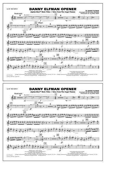 Danny Elfman Opener - 1st Bb Trumpet