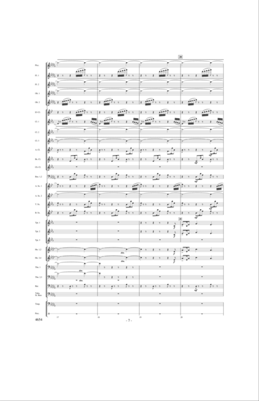 Ride of the Valkyries Concert Band scores gallery preview page 6