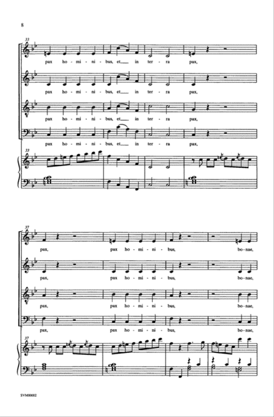 Gloria (from the Twelfth Mass) Choir scores gallery preview page 6