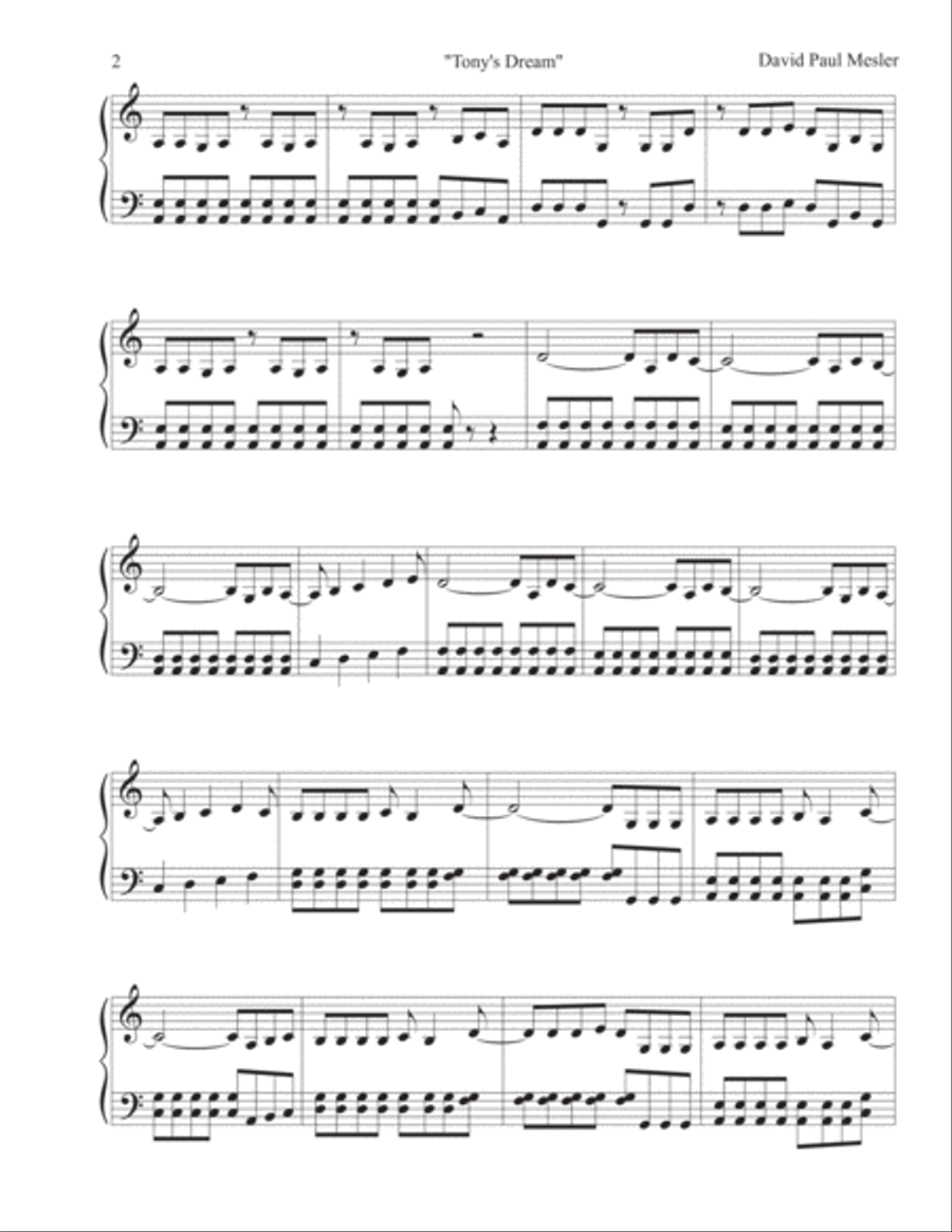 Tony's Dream Piano Method scores gallery preview page 3