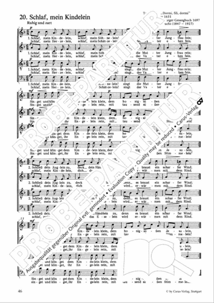 Geistliches Chorbuch der Romantik Choir scores gallery preview page 47