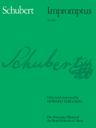 Book cover for Impromptus, Op. 90
