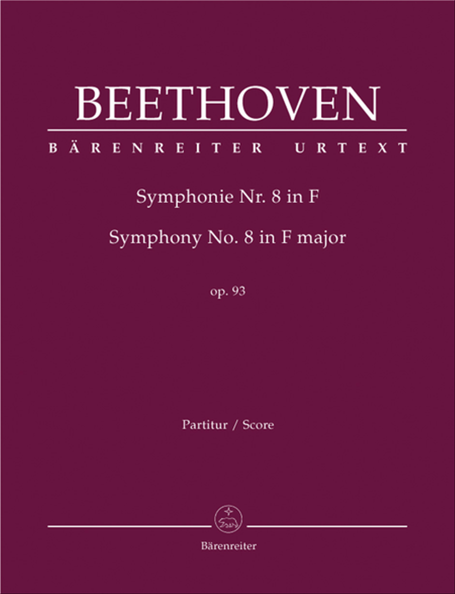 Symphony, No. 8 F major, Op. 93 Orchestra scores gallery preview page 1
