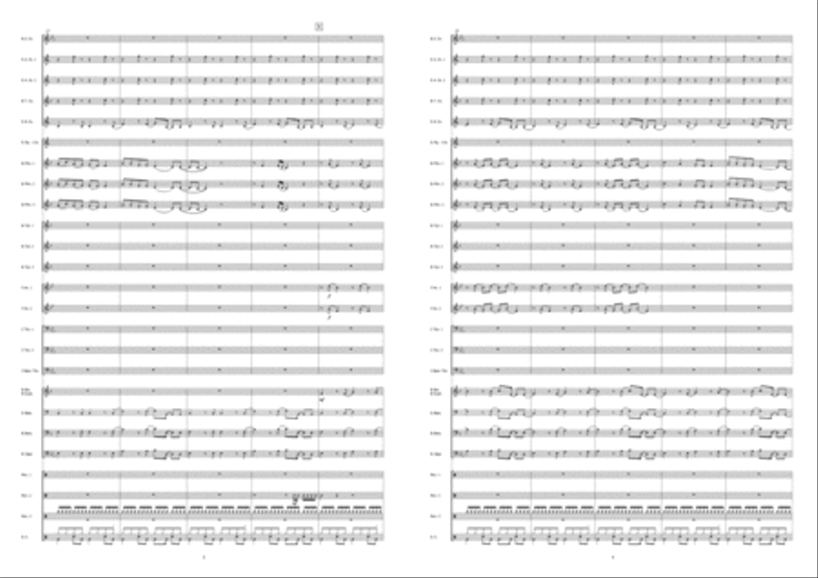 Come On Over Baby (All Want Is You) Fanfare Band scores gallery preview page 4