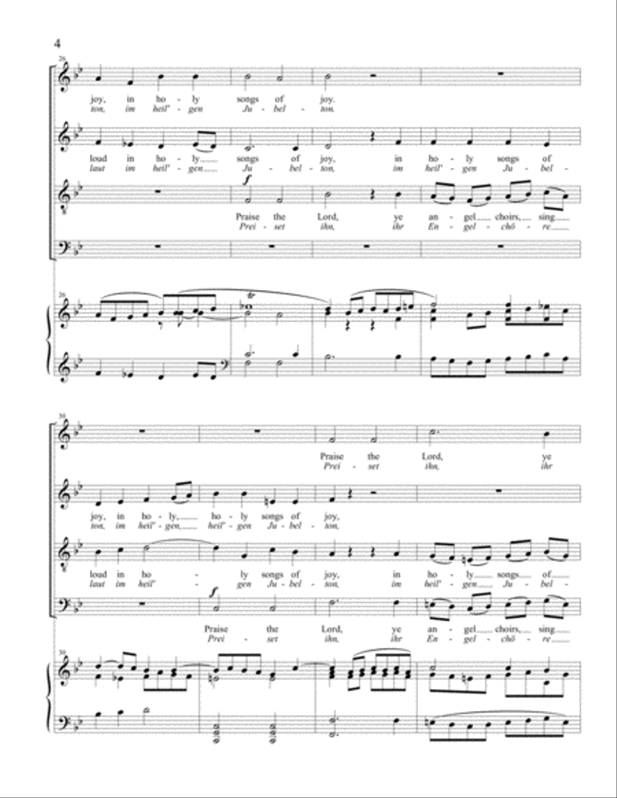 Worlds Sing (Hallelujah from the Mount of Olives - SATB) 4-Part scores gallery preview page 4