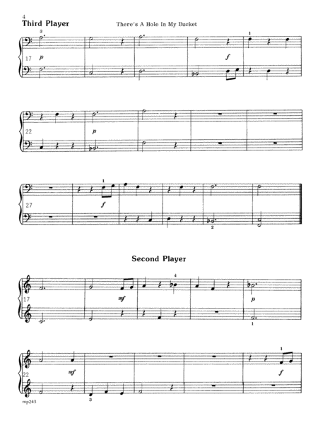 Two Play-Party Songs - Piano Trio (1 Piano, 6 Hands)