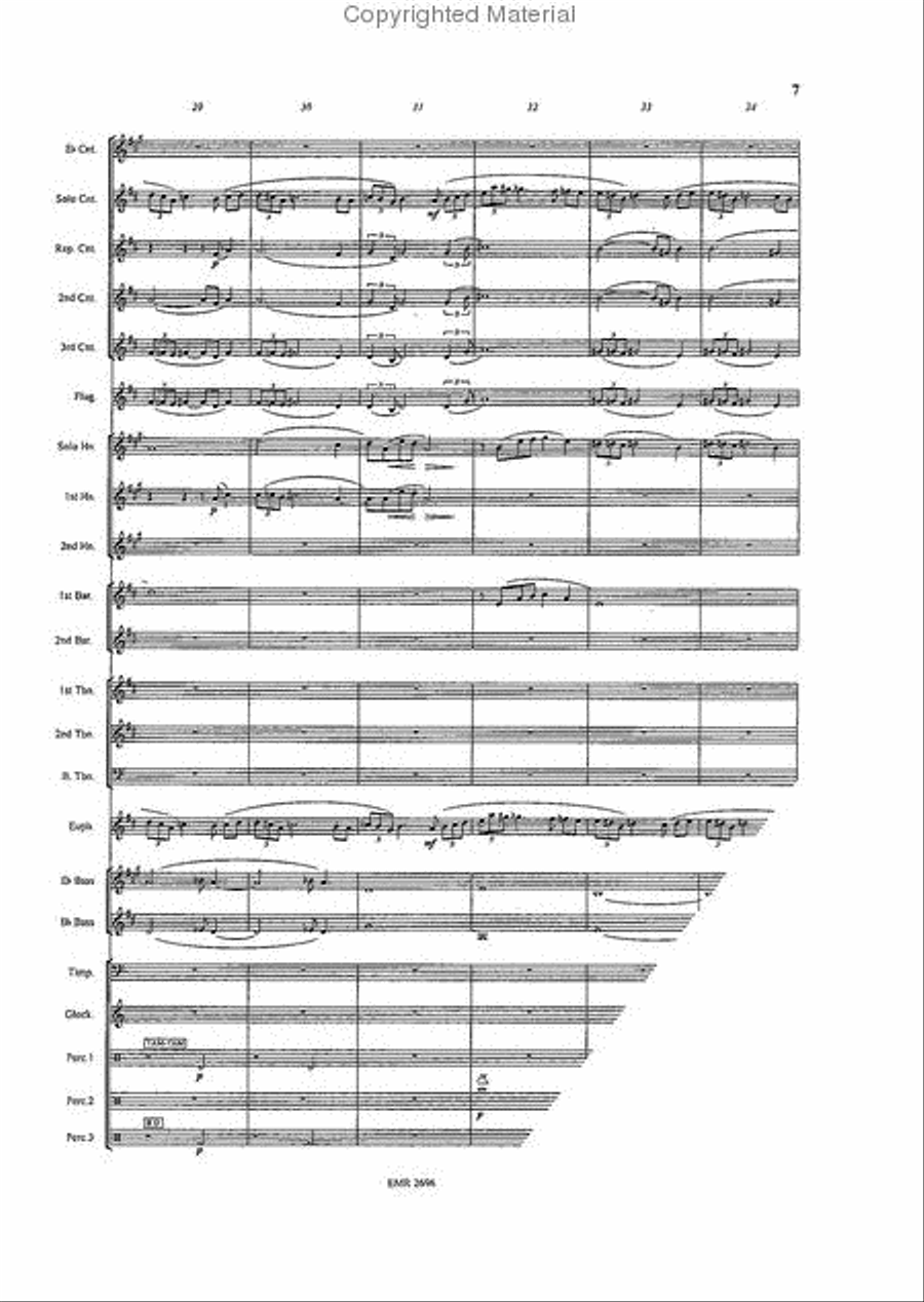 The Ten Commandments Brass Band scores gallery preview page 6