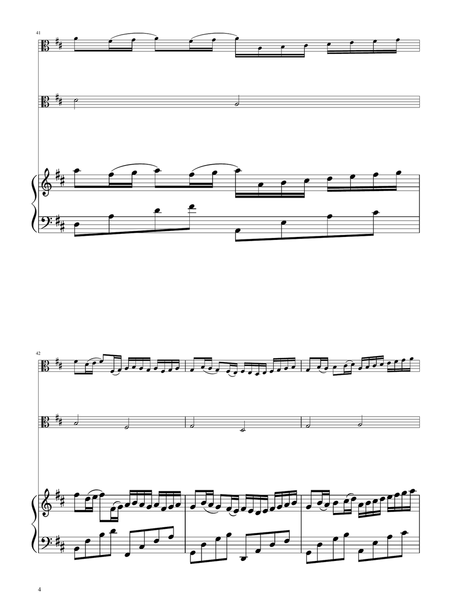Canon in D - Viola Duet String Duet scores gallery preview page 4