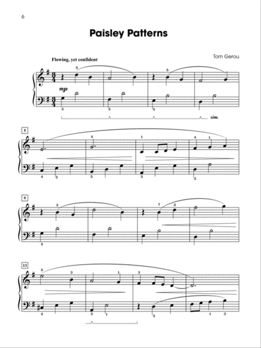 Piece by Piece, Book 1 Piano Solo scores gallery preview page 5