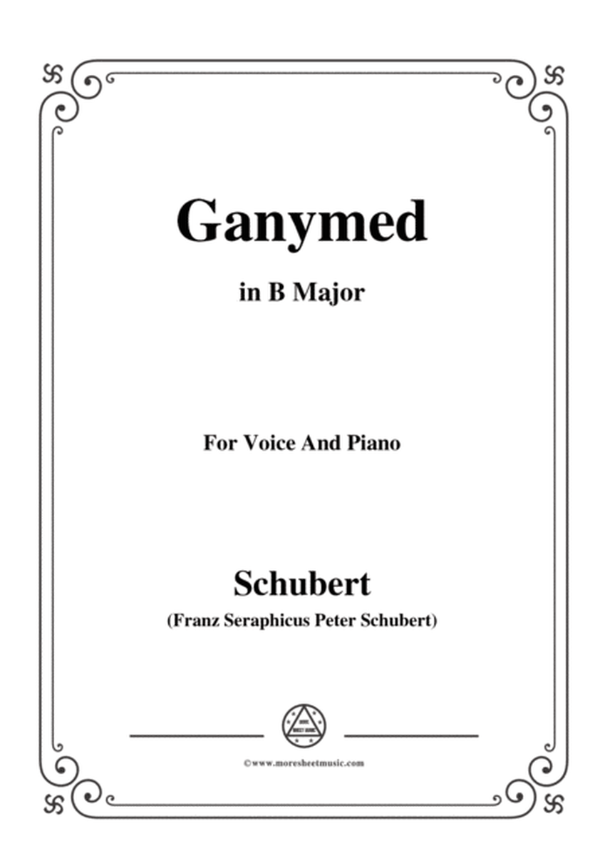 Schubert-Ganymed,Op.19 No.3,in B Major,for Voice&Piano image number null