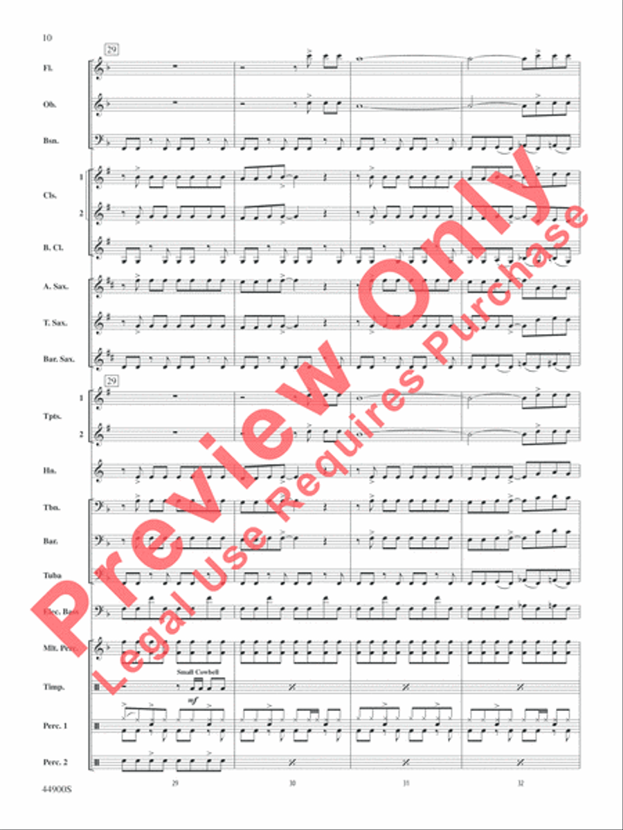 She's Kinda Hot Concert Band scores gallery preview page 11