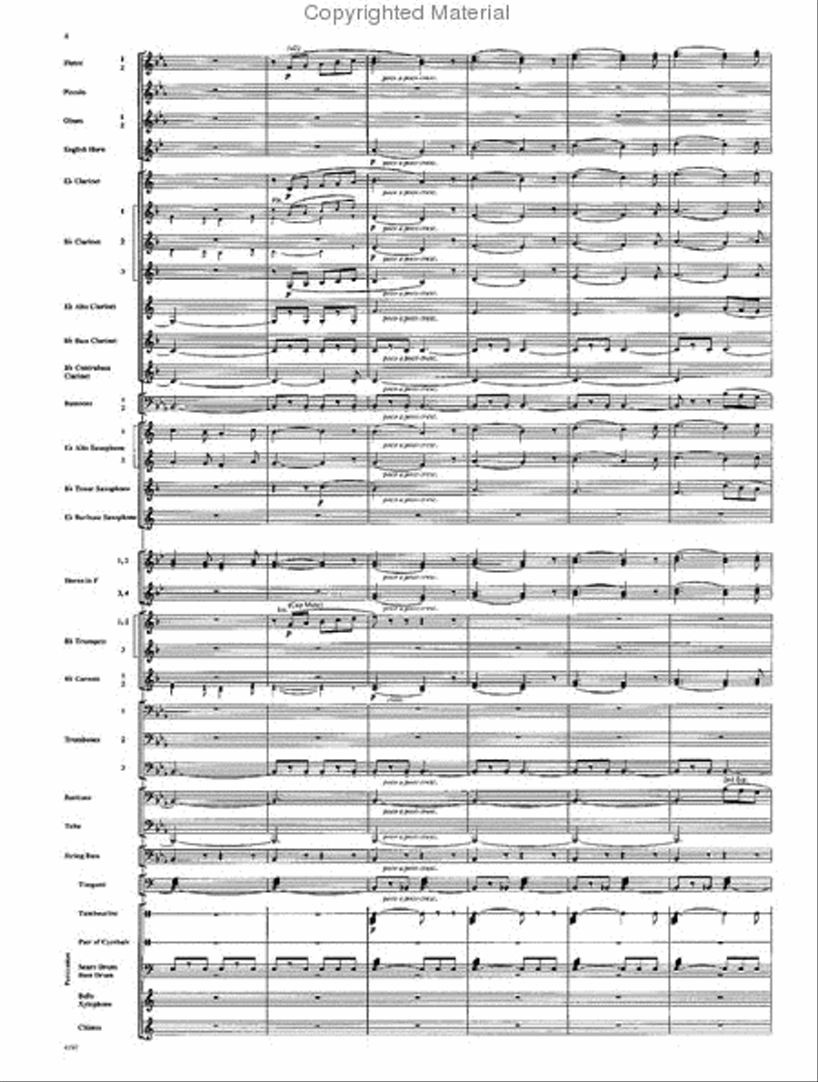 Funiculi, Funicula Concert Band scores gallery preview page 3