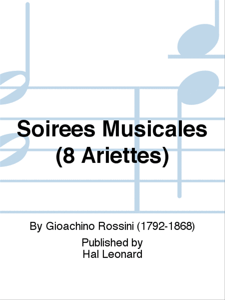 Soirées Musicales (8 Ariettes) CD scores gallery preview page 1