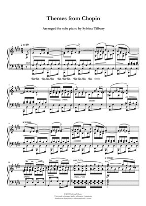 Themes from Chopin (Piano Solo)