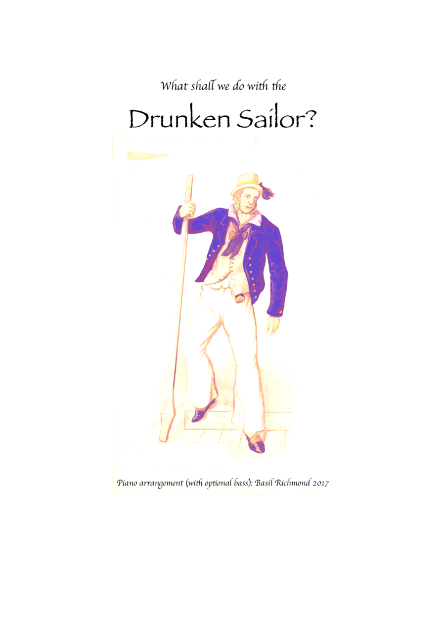Drunken Sailor Drunken Sailor Piano Solo scores gallery preview page 1