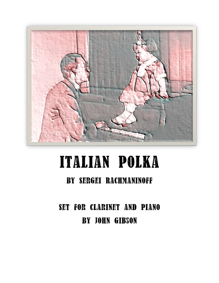 Italian Polka set for Clarinet and Piano Clarinet Solo scores gallery preview page 1