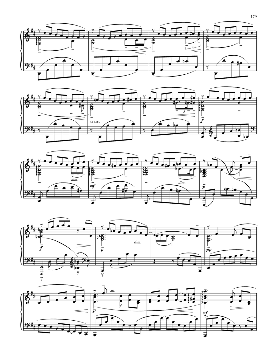 Prelude In D Major, Op. 23, No. 4 Piano Solo scores gallery preview page 2