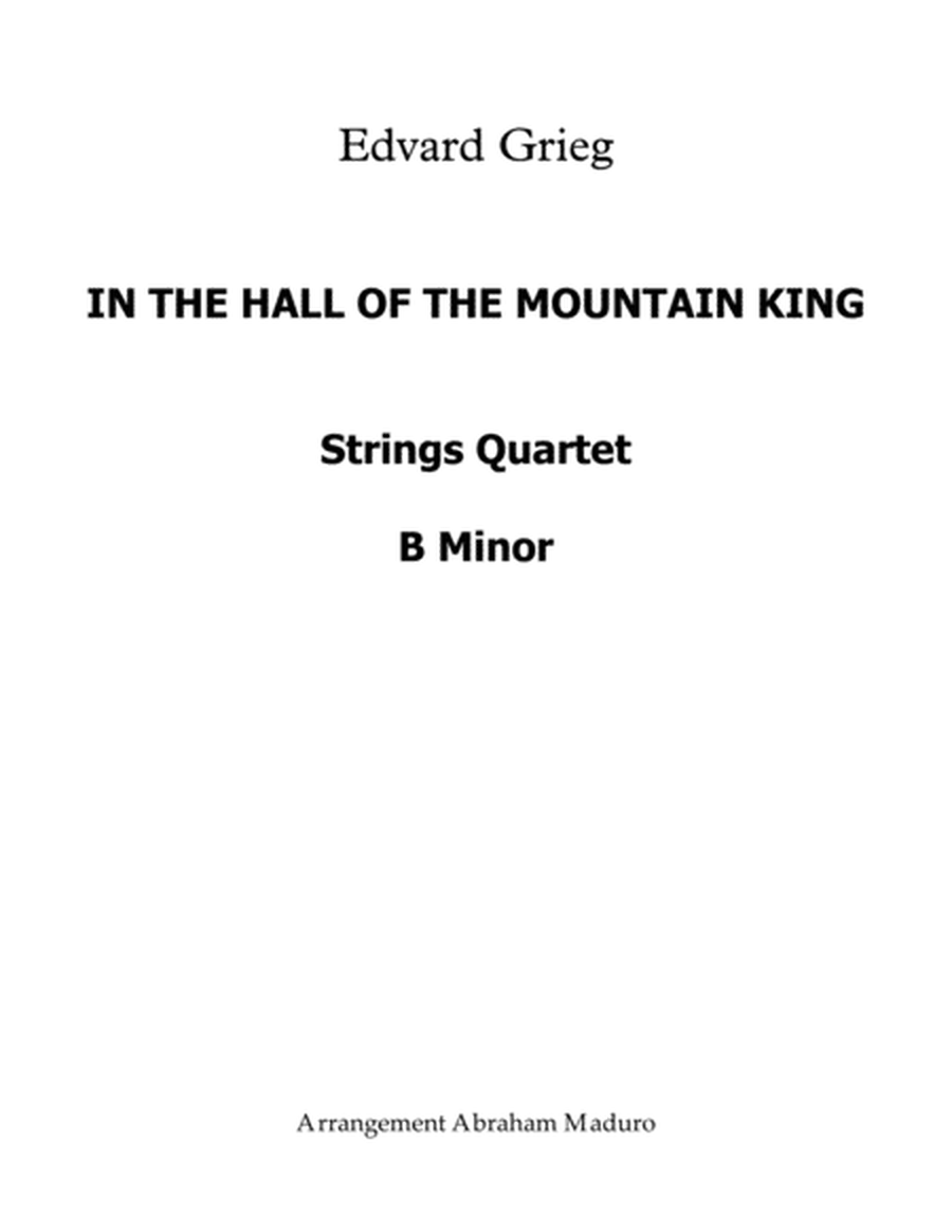In The Hall Of The Mountain King Early Intermediate String Quartet image number null