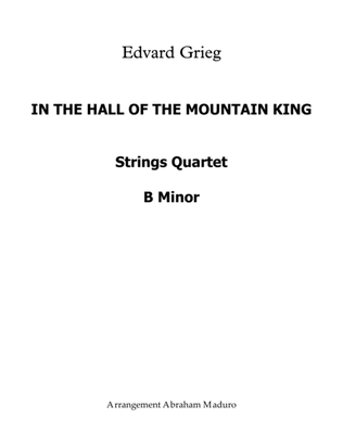 In The Hall Of The Mountain King Early Intermediate String Quartet