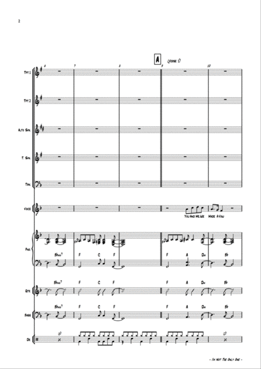 I'm Not The Only One Large Ensemble scores gallery preview page 5