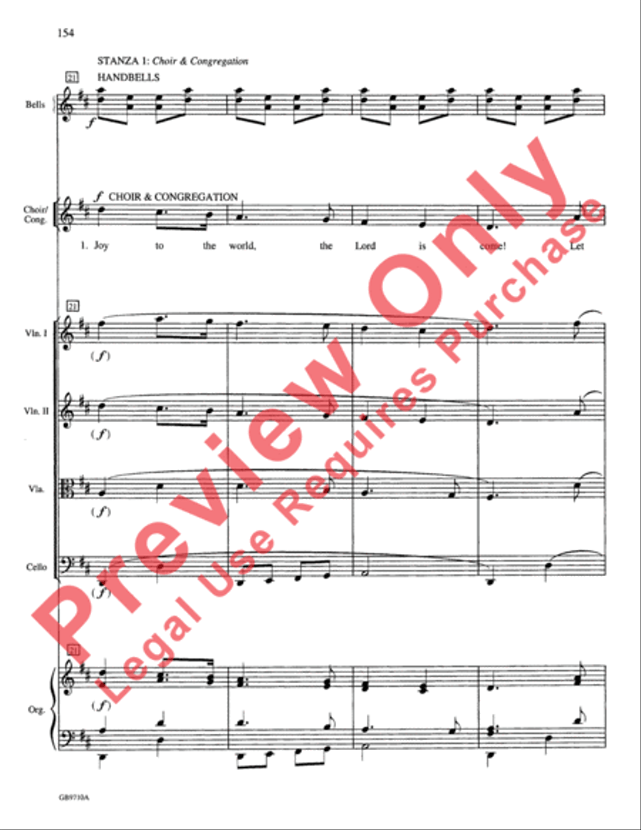 A Festival of Lessons and Carols Choir scores gallery preview page 155