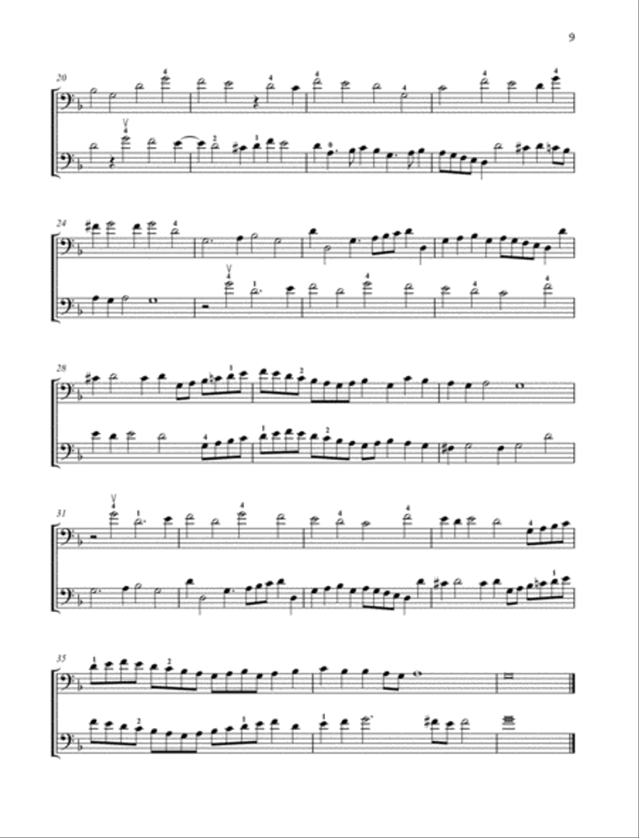 4 Fantasias Cello scores gallery preview page 5