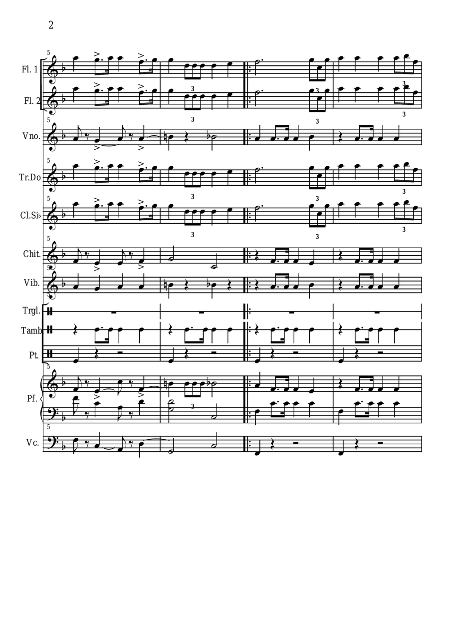 Marcia trionfale dell'Aida Small Ensemble scores gallery preview page 2