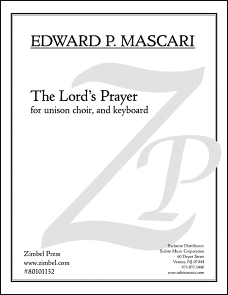 The Lord's Prayer, Congregation/Unison choir & keyboard