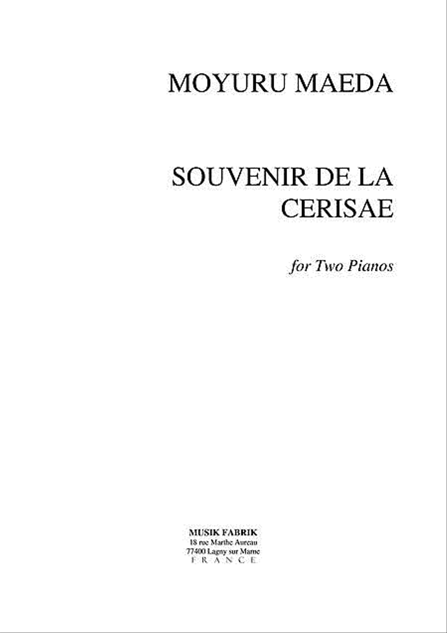 Souvenirs de la Cerisaie Souvenirs de la Cerisaie 2 Pianos, 4-Hands scores gallery preview page 1