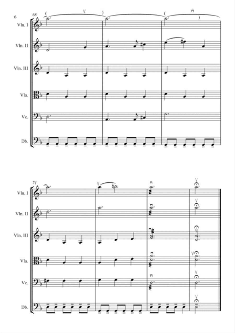 Ever After Main Title Cello scores gallery preview page 6