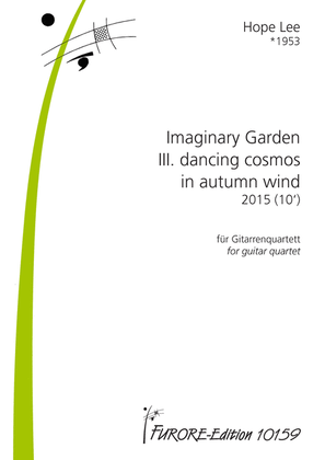 Imaginary Garden III. dancing cosmos in autumn wind