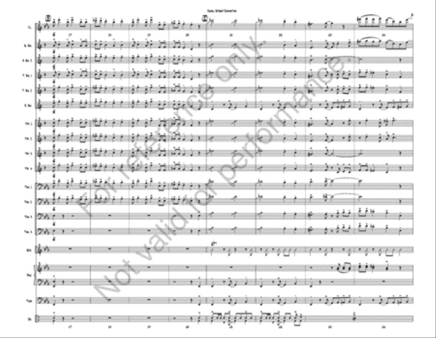 Canal Street Commotion Jazz Ensemble scores gallery preview page 5