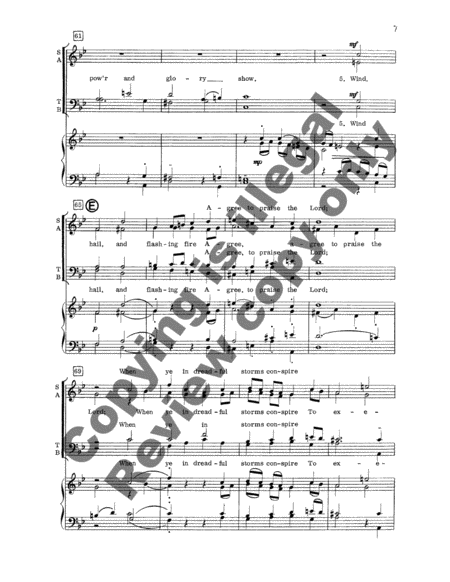 Universal Praise (Choral Score)