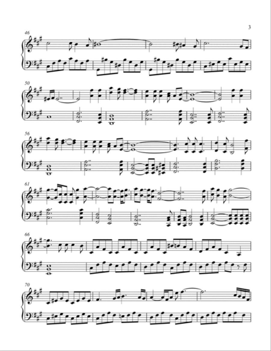 Still Loving You Piano Solo scores gallery preview page 3