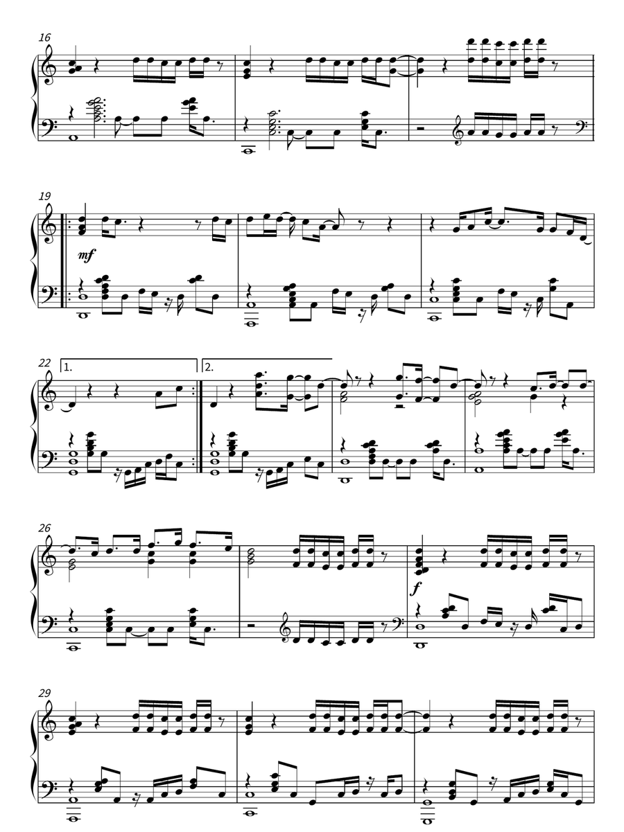 Watermelon Sugar Watermelon Sugar Piano Solo scores gallery preview page 2